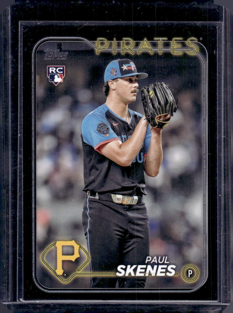 Paul Skenes Rookie Card Black /299 2024 Topps Update Series #ASG-29 Baseball Card (1 of 2)