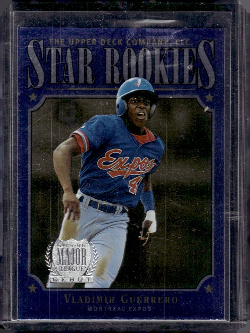 Vladimir Guerrero Star Rookies 1997 Upper Deck #271 Expos Baseball Card: Upper Deck Baseball MLB Trading & Sports Cards, Old Sports Cards for Sale Near Me, Auction Memorabilia Lots for Sale On Line, World Series & Hall of Fame Players