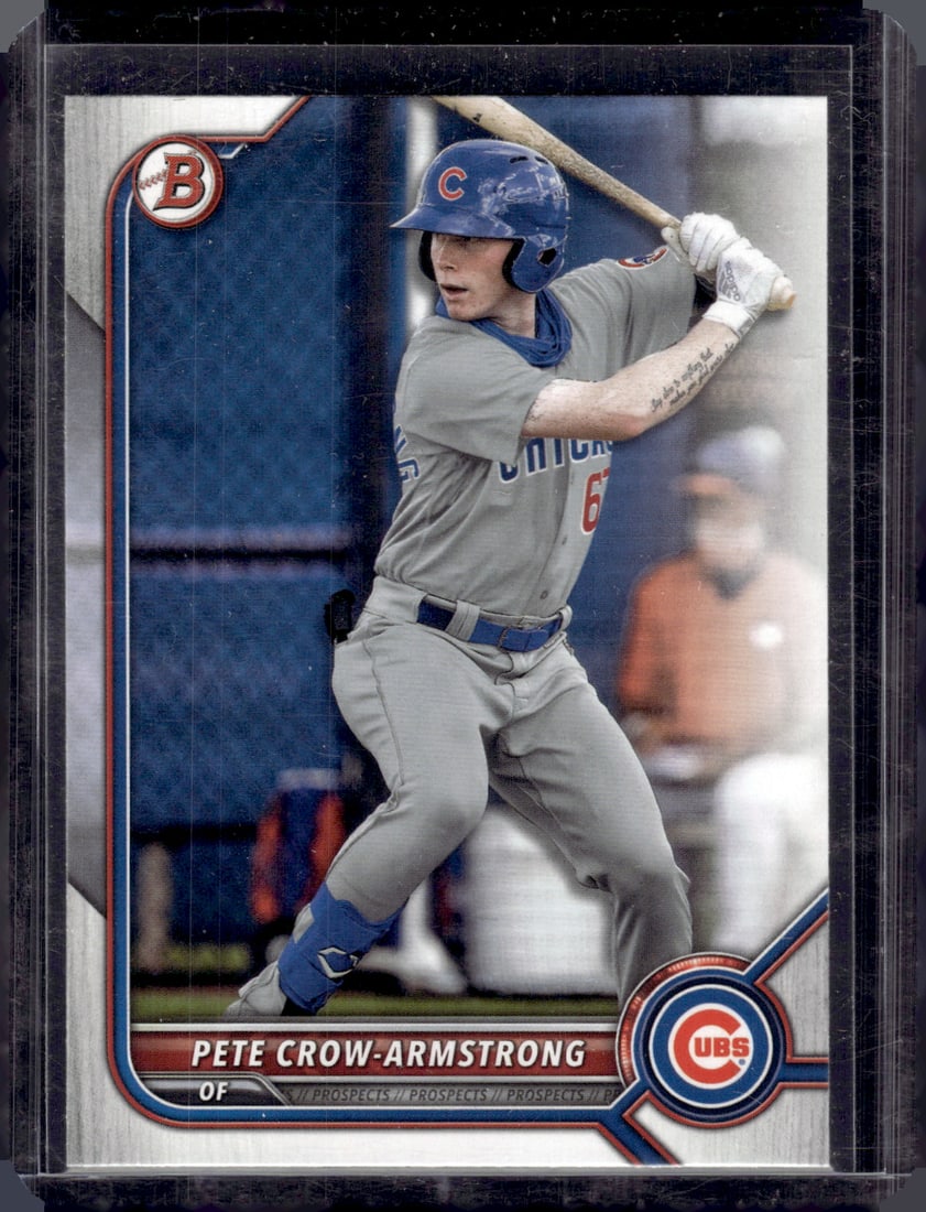 Pete Crow-Armstrong Prospects 2022 Bowman #BP-102: Bowman Baseball MLB Trading & Sports Cards, Sports Cards for Sale Near Me, World Series & Hall of Fame Players, SP, SSP, Chrome, 1st Bowman, Auction Memorabilia Lots Sold On Line