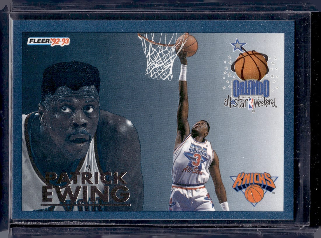 Patrick Ewing All Star Weekend 1992-93 Fleer #5 Knicks (1 of 2)