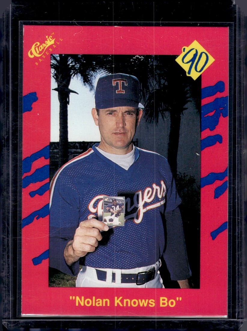 Nolan Ryan 1990 Classic Baseball #T26 Rangers Baseball Card (1 of 2)