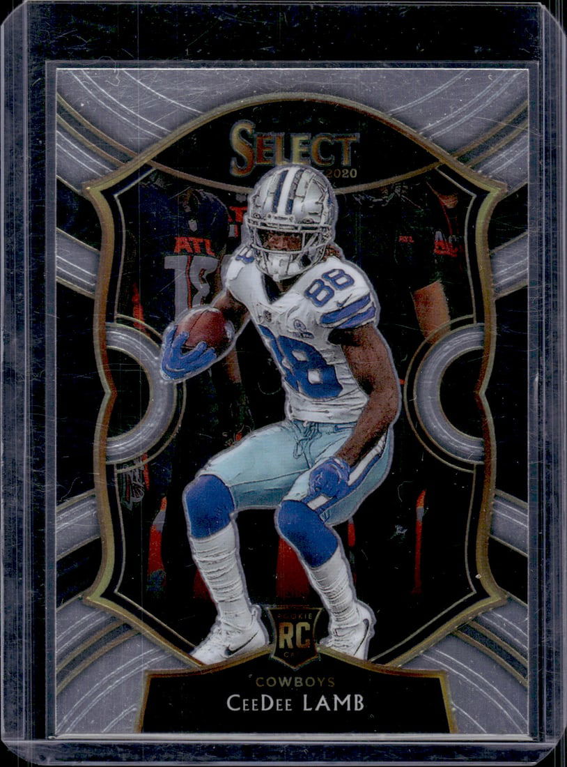 CeeDee Lamb Rookie Card 2020 Panini Select #57 Cowboys Football Card (1 of 2)
