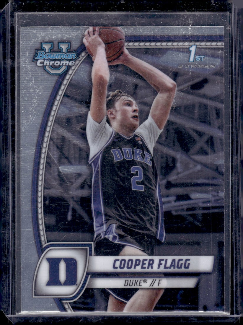 Cooper Flagg 1st Bowman 2025 Bowman U Chrome #16 Duke Blue Devils (1 of 2)