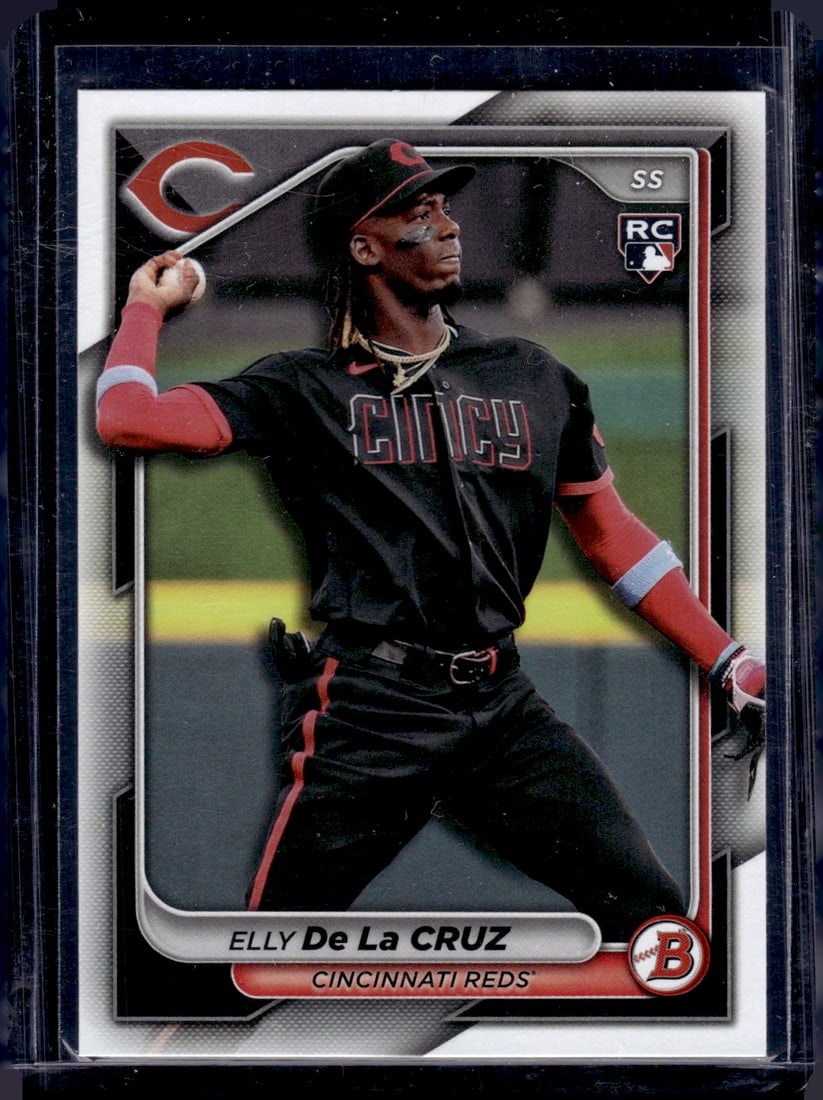 Elly De La Cruz Rookie Card 2024 Topps Bowman #22 Reds Baseball Card (1 of 2)