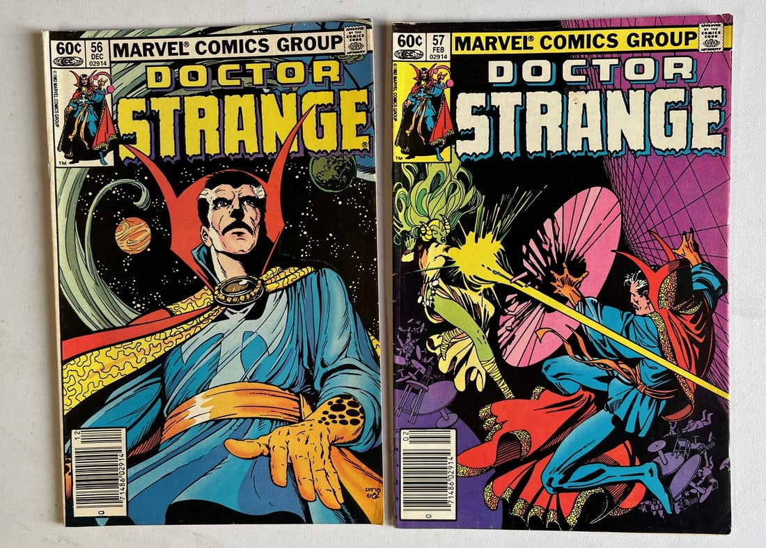 2 Vintage Marvel Comic Books: Doctor Strange #57 1983 & Doctor Strange #56 1983 (1 of 3)