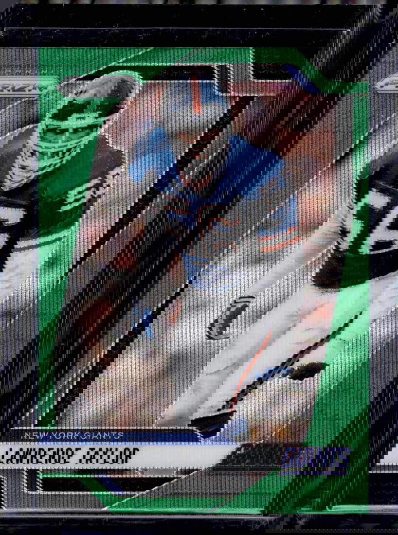 Lawrence Taylor Green Wave Prizm 2024 Panini Prizm #219 New York Giants (1 of 2)
