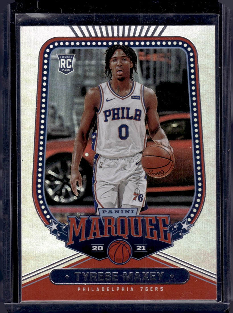 Tyrese Maxey Rookie Card 2020-21 Chronicles Marquee #260 76ers NBA (1 of 2)