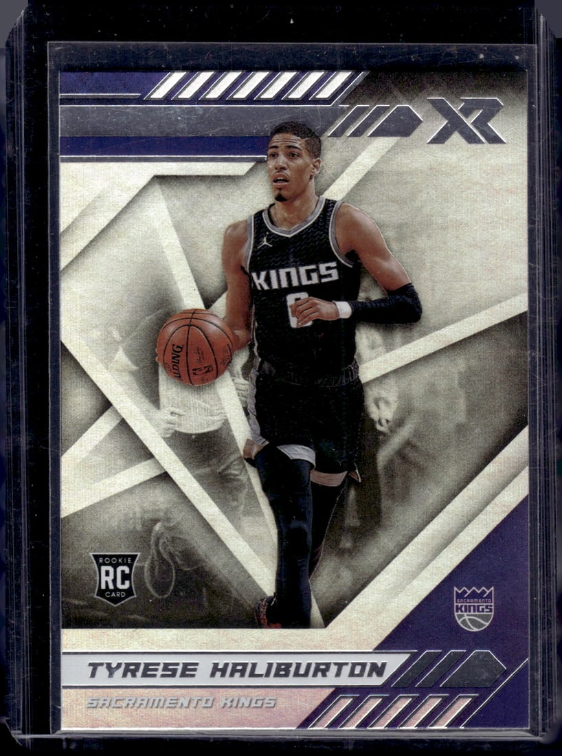 Tyrese Haliburton Rookie Card 2020-21 Chronicles Xr #291 Kings, Pacers: Panini Select, Prizm, Mosaic, Contenders, Revolution, Phoenix, NBA Hoops, Rookie NFL Sports Trading Cards, Silver, SP, SSP, Wave Prizms, Numbered Cards, Basketball sports Cards for Sale Near Me, NBA C