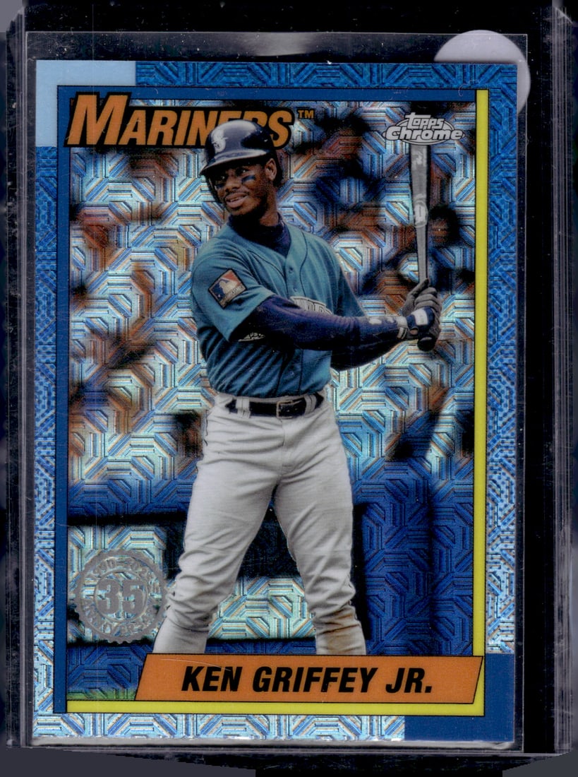 Ken Griffey Jr. Silver Pack Mojo 35th Anniversary 2025 Topps Chrome #T90C-37 Mariners (1 of 2)