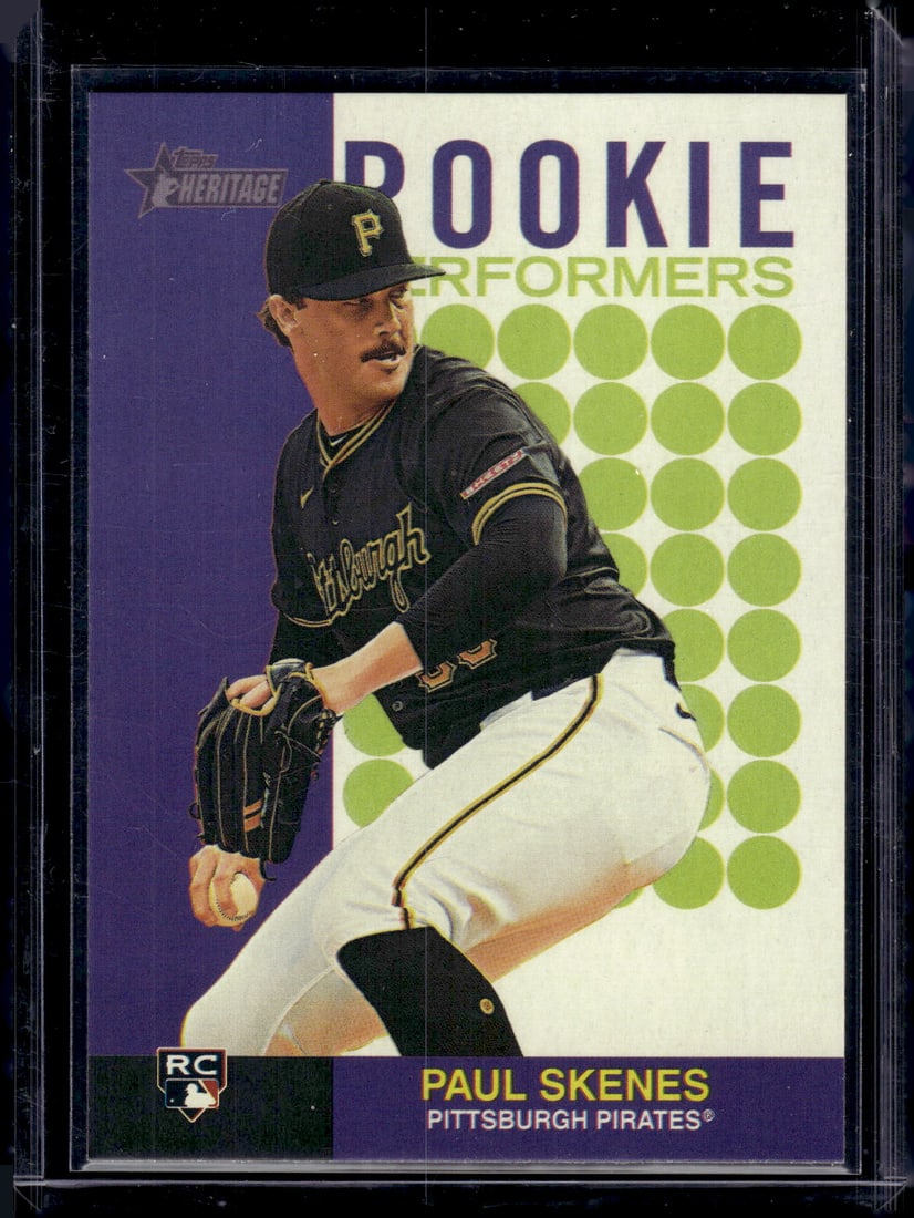 Paul Skenes Rookie Card Performers 2024 Topps Heritage High Number #RP-15 Pirates (1 of 1)