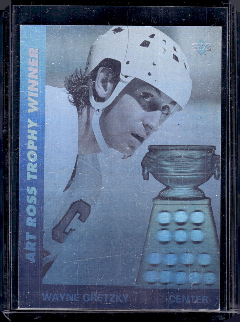 Wayne Gretzky Hologram 1991 Upper Deck #AW1 Kings, Oilers Hockey Card (1 of 2)