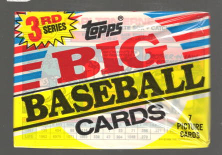 1988 Topps Vintage Big Baseball Cards Series 3 Retail Wax Pack, Sports Cards: Topps Valuable Vintage MLB Rookie Baseball Trading Cards, Gary Carter, Nolan Ryan, Orel Hersheiser, Don Mattingly, Mike Schmidt Philadelphia Phillies, Old Sports Cards for Sale Near Me, World Series &