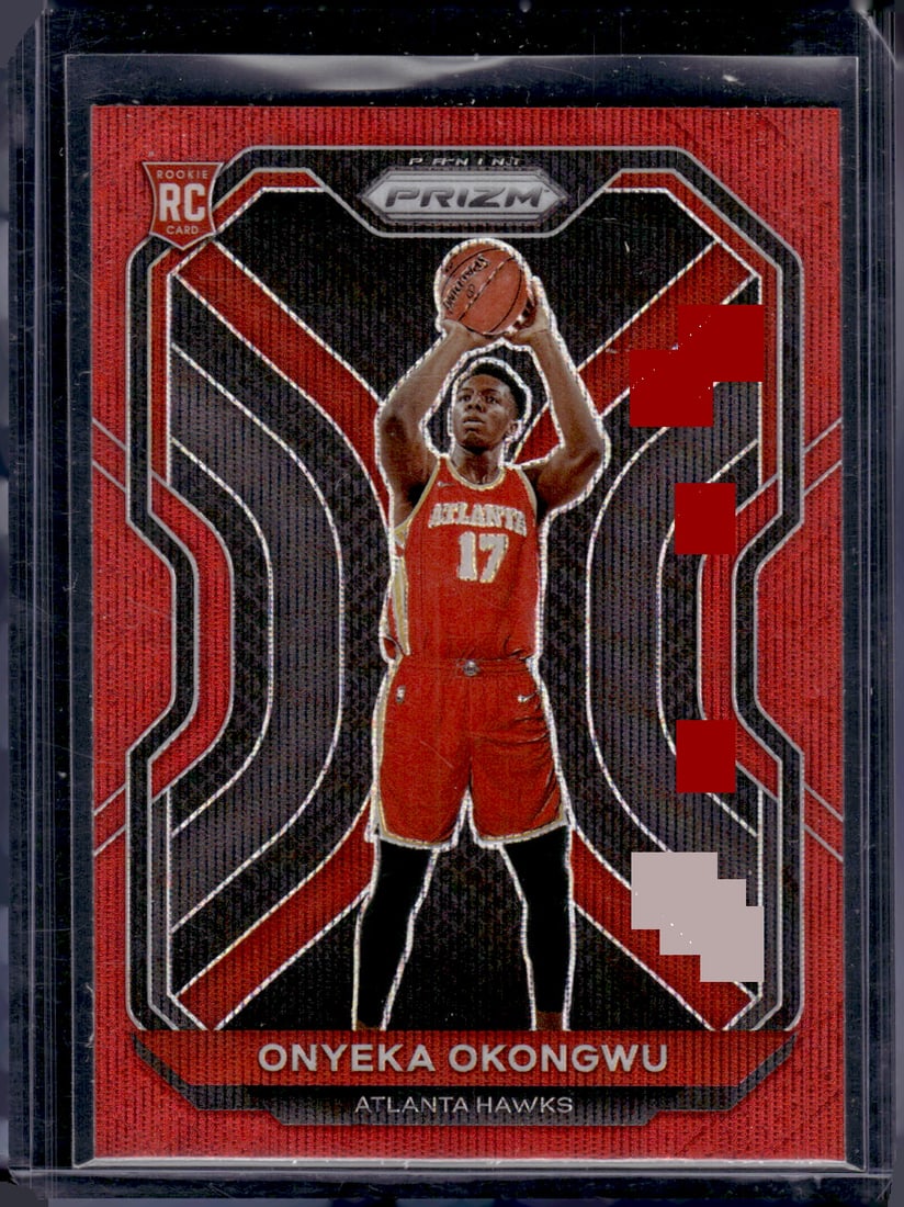 Onyeka Okongwu Rookie Card Ruyb Wave Prizm 2020-21 Panini Prizm #260 Hawks: Panini Select, Prizm, Mosaic, Contenders, Revolution, Phoenix, NBA Hoops, Rookie NFL Sports Trading Cards, Silver, SP, SSP, Wave Prizms, Numbered Cards, Basketball sports Cards for Sale Near Me, NBA C