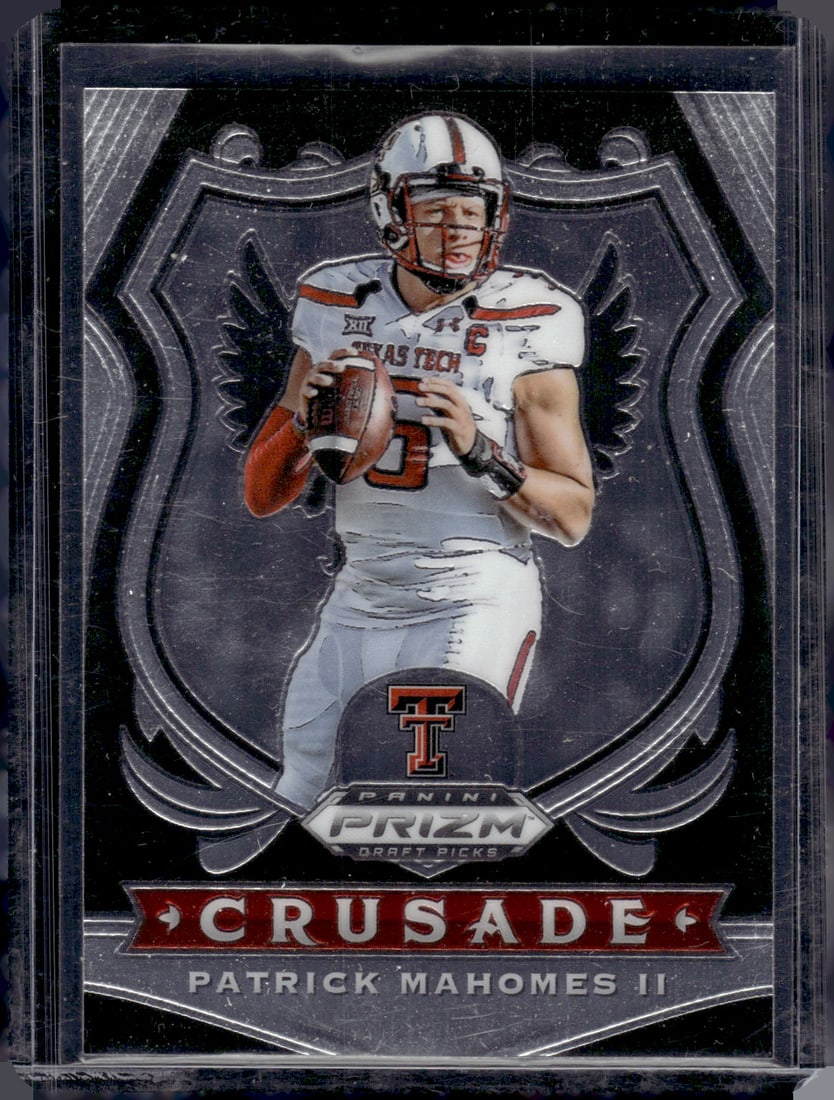 Patrick Mahomes Crusade 2020 Prizm Draft Picks #80 Texas Tech, Chiefs (1 of 2)