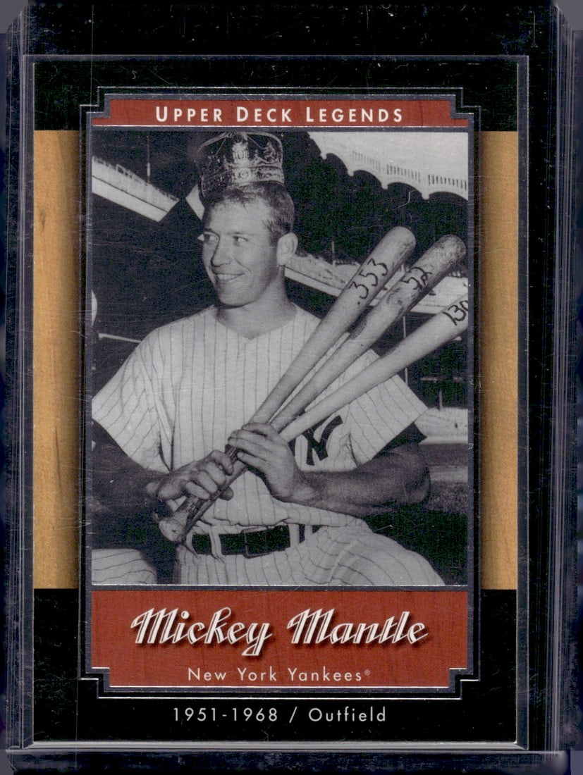 Mickey Mantle 2001 Upper Deck Legends #39 Yankees Baseball Card (1 of 2)