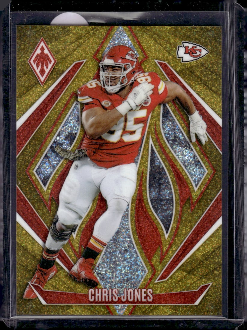 Chris Jones International Gold /10 2024 Panini Phoenix #23 Chiefs Football Card (1 of 2)