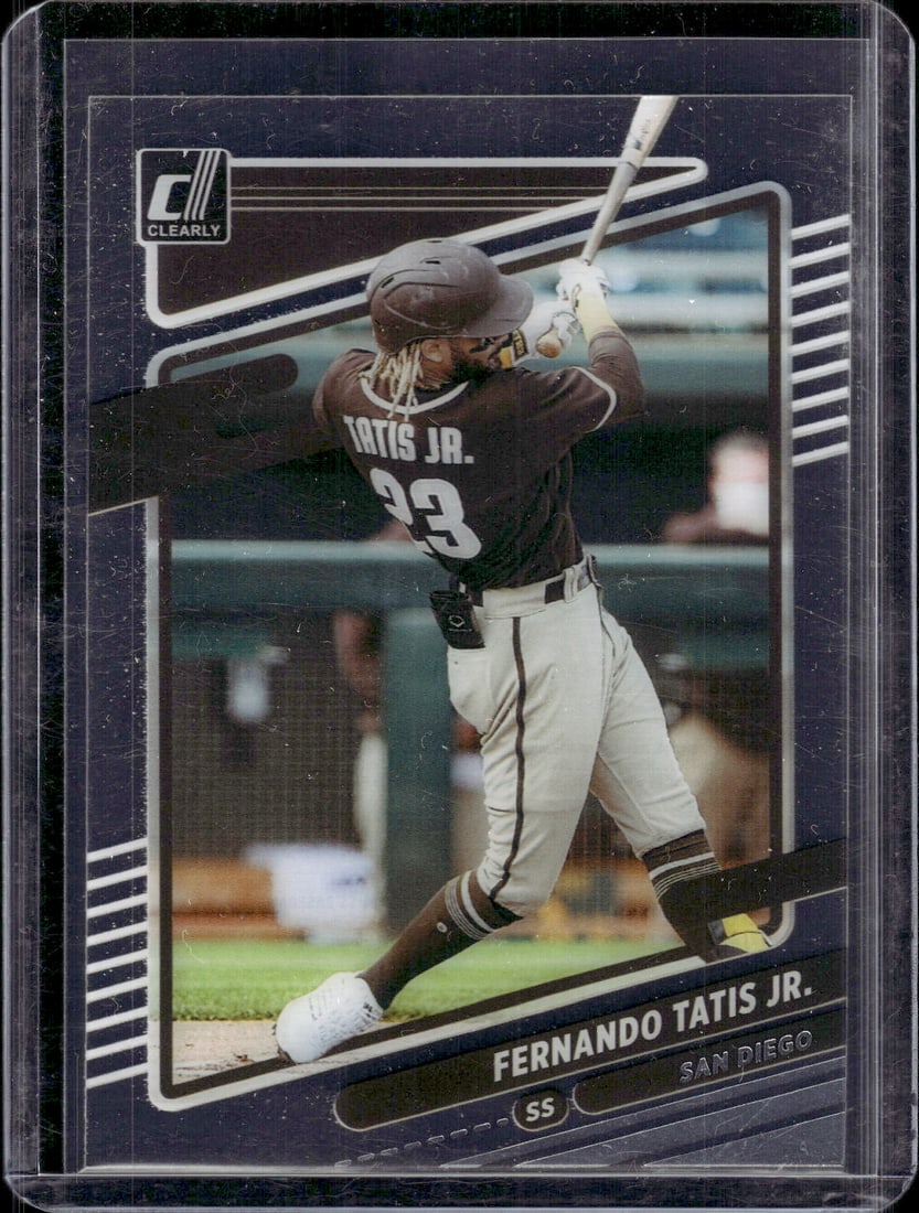 Fernando Tatis Jr. 2021 Chronicles Clearly Donruss #7 Padres Baseball Card (1 of 2)