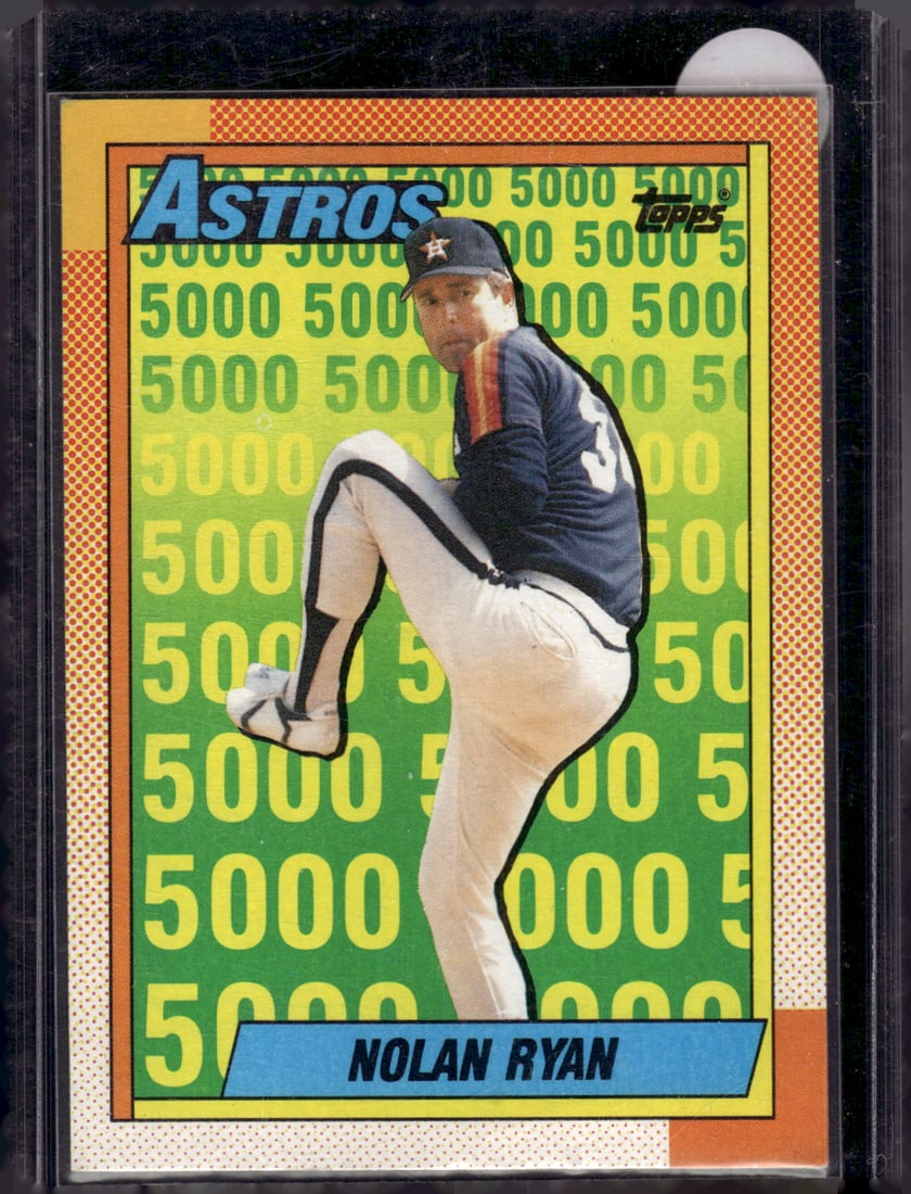 Nolan Ryan 1990 Topps #4 Astros Baseball Card (1 of 2)