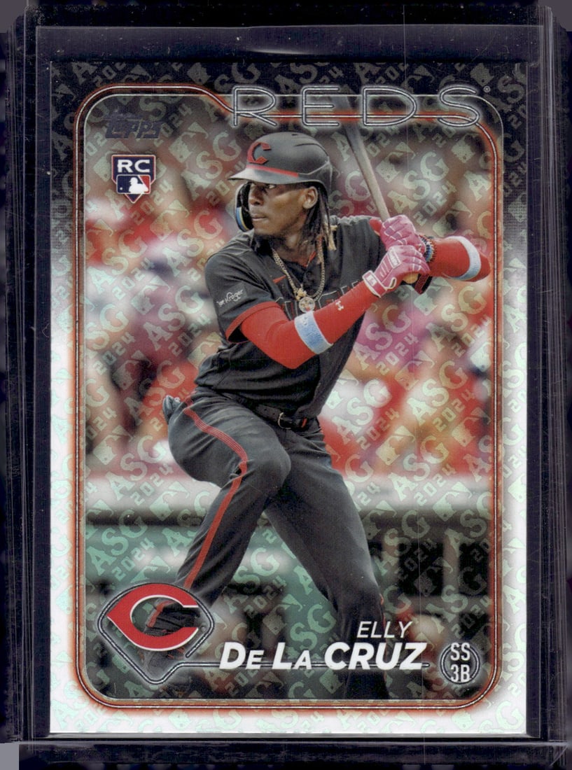 Elly De La Cruz Rookie Card All Star Game Foil 2024 Topps #141 Reds Baseball Card (1 of 2)