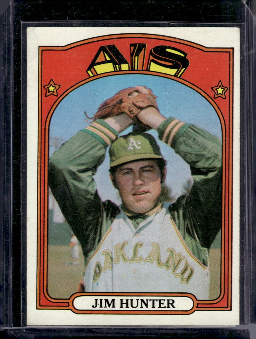 Jim Catfish Hunter 1972 Topps #330  Vintage Baseball Card (1 of 1)