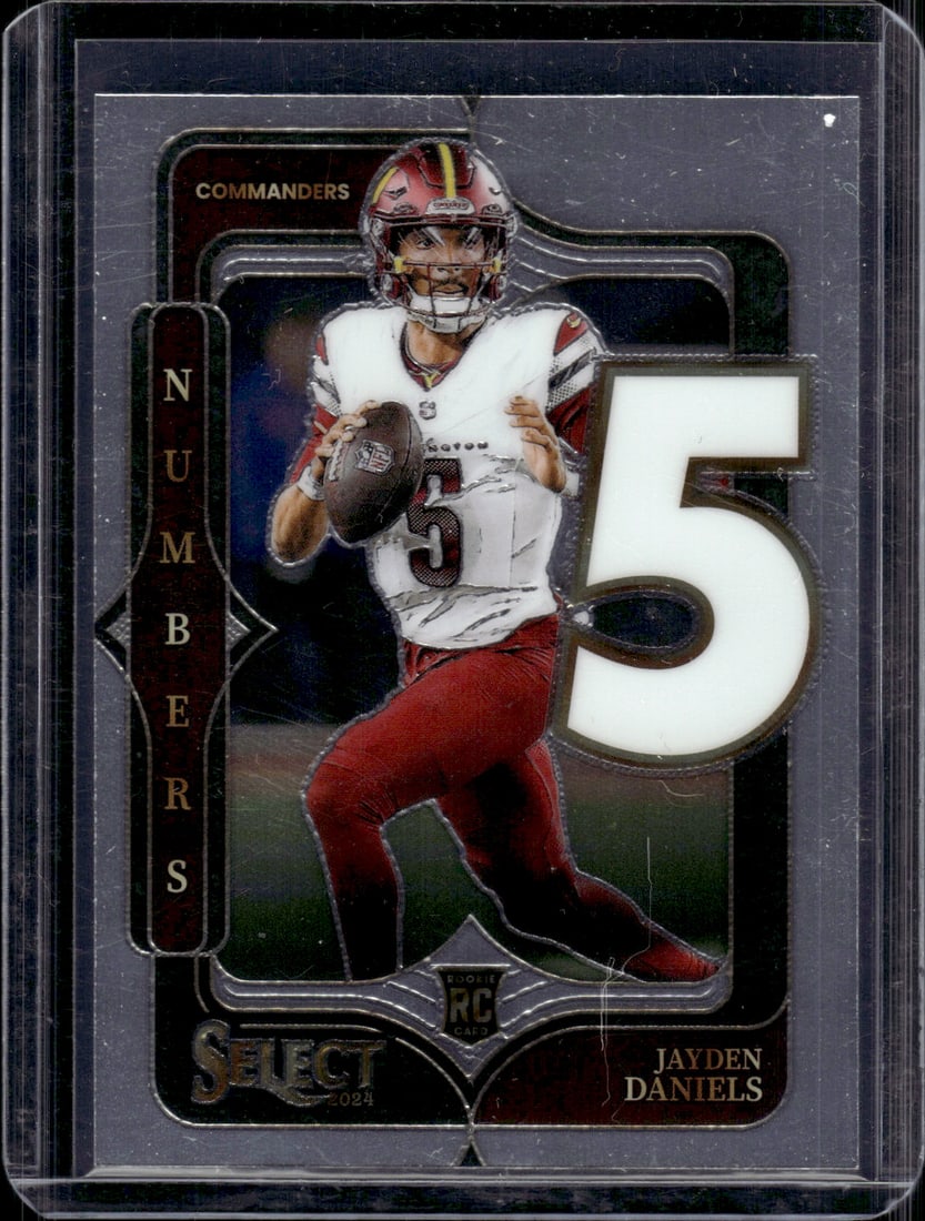 Jayden Daniels Rookie Card Numbers 2024 Panini Select #23 Commanders: Panini Select, Prizm, Mosaic, Contenders, Zenith, Phoenix, Illusions, Absolute, Rookie NFL Sports Trading Cards, SP, SSP, Cards, Football Cards for Sale Near Me, Superbowl & Hall of Fame Player Cards,