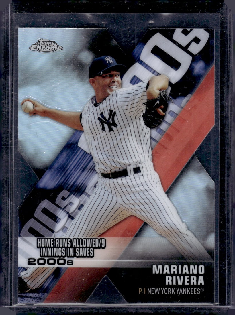 Mariano Rivera Die Cut Refractor 2020 Topps Chrome #DOD-2 Yankees Baseball Card (1 of 2)