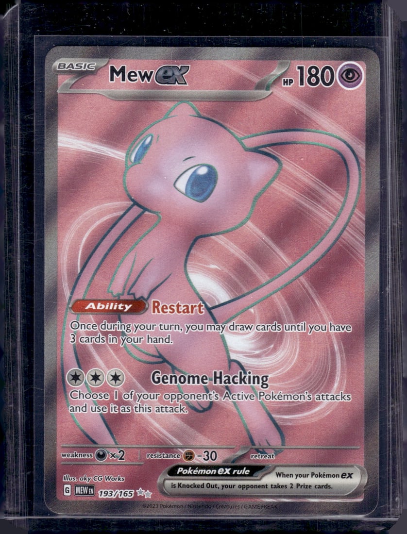 2023 Pokemon Scarlet & Violet 151 Mew Ex Full Art Ultra Rare #193 (1 of 2)