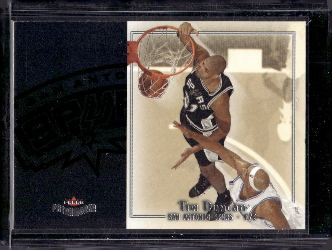 Tim Duncan 2003-04 Fleer Patchworks #76 San Antonio Spurs (1 of 2)