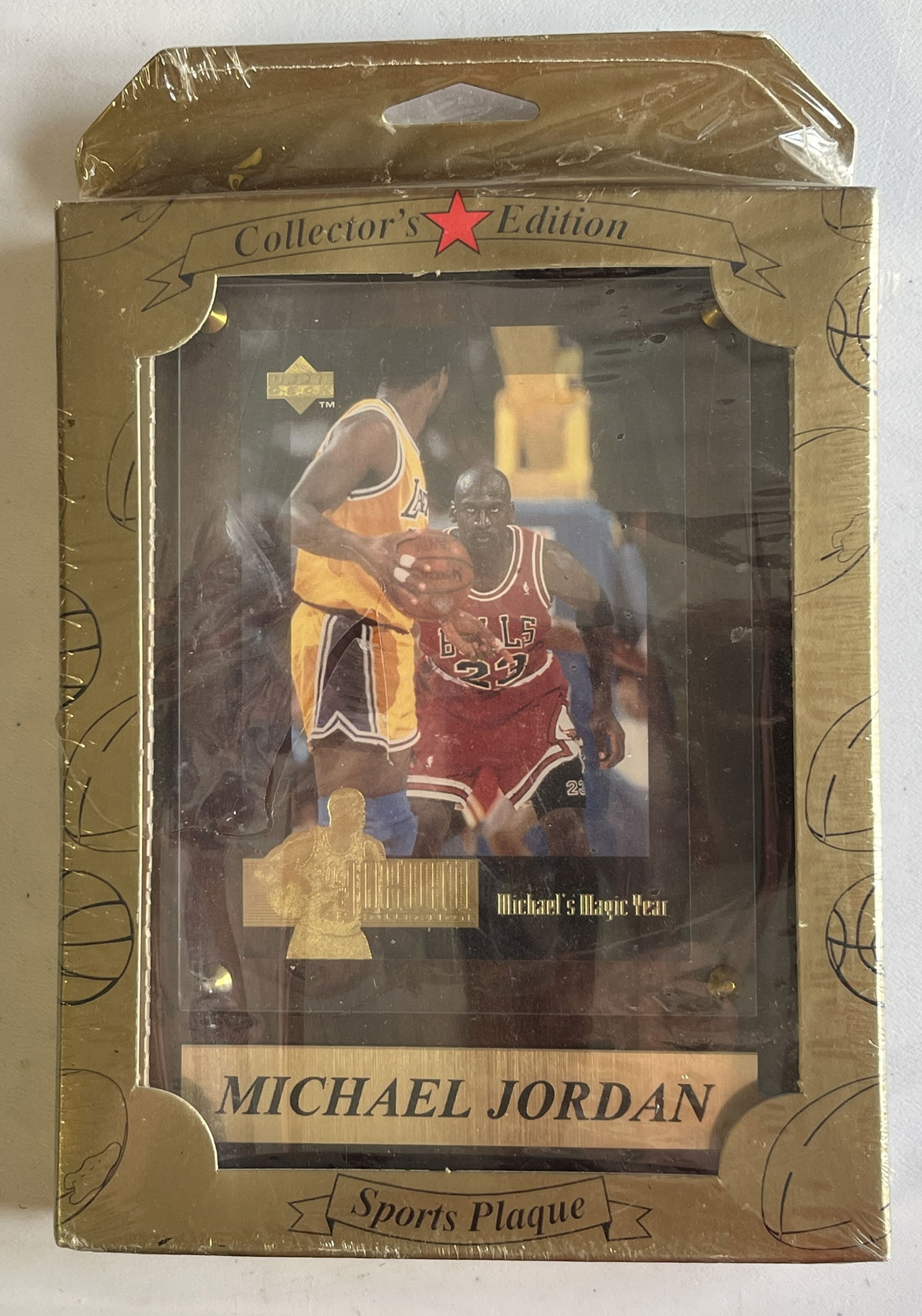 Michael Jordan "Michael's Magic Year" Factory Sealed Upper Deck Collector's Edition Plaque (1 of 3)