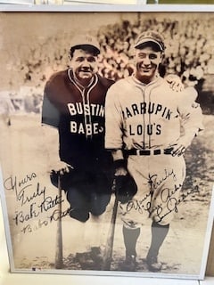 1993 Print Exposure BABE RUTH AND LOU GEHRIG 11 x 14 Collectors Poster (1 of 4)