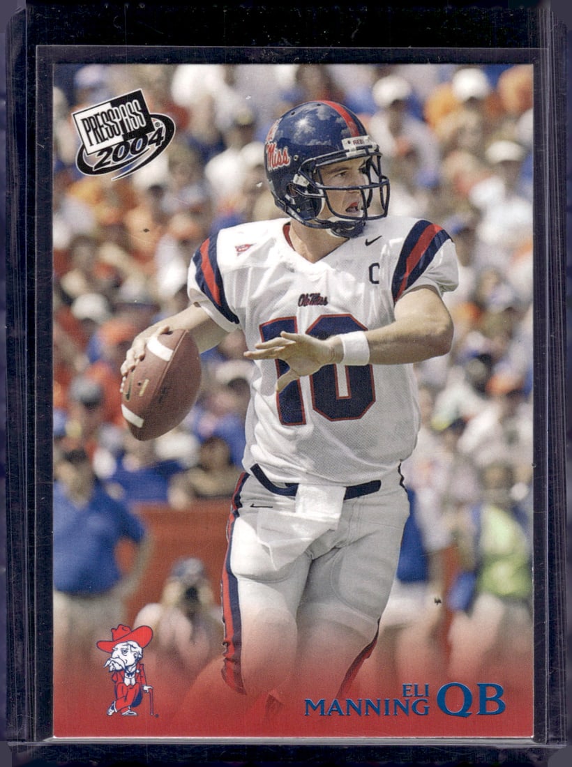 Eli Manning Rookie Card 2004 Press Pass #B45 Ole Miss, Giants (1 of 2)