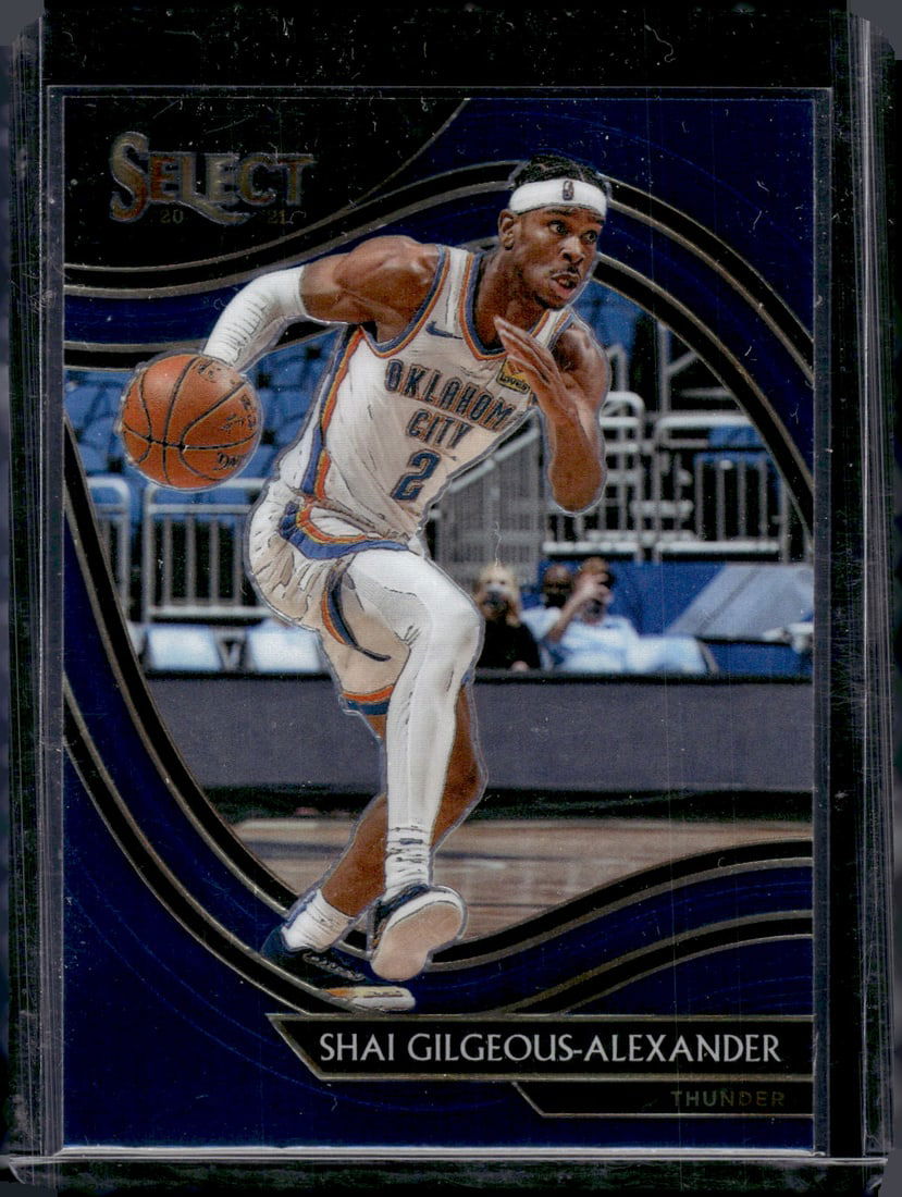 Shai Gilgeous-Alexander Courtside 2020-21 Panini Select #251 OKC Thunder (1 of 2)