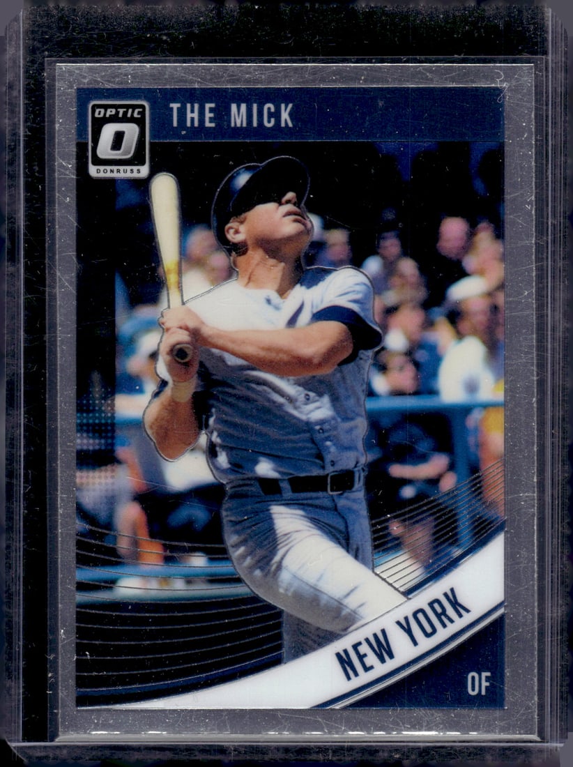 Mickey Mantle 'The Mick' 2018 Donruss Optic #165 Yankees Baseball Card (1 of 2)