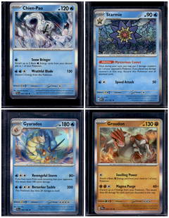 Lot of 4 Pokemon TCG Holo Rares: TCG, Pikachu, Charizard, Rare, Secret Rare, Holo Cards, Pokemon & TCG Cards sold near Me, Nintendo, Evee, Houndoom, Reverse Holo Cards, 3 Star Ultra Rare, EX