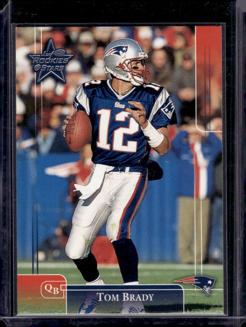 Tom Brady 2002 Leaf Rookies & Stars #57 Patritos Football Card (1 of 2)
