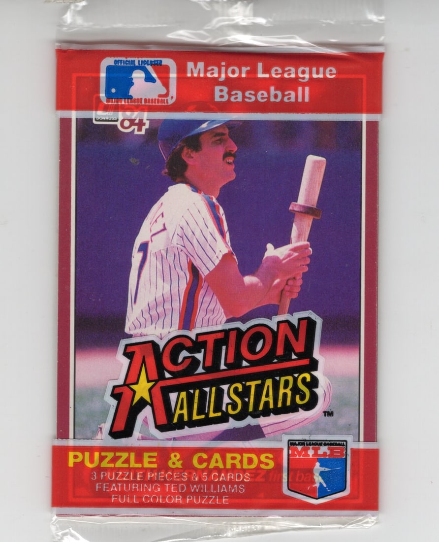 1984 Donruss Action All-stars Baseball Jumbo Card Pack - You Receive the Pack Pictured: Vintage Valuable Donruss Baseball MLB Trading & Sports Cards, Robin Yount, George Brett, Rickey Henderson, Nolan Ryan, Old Sports Cards for Sale Near Me, Oversized Sports Cards, World Series & Hall of