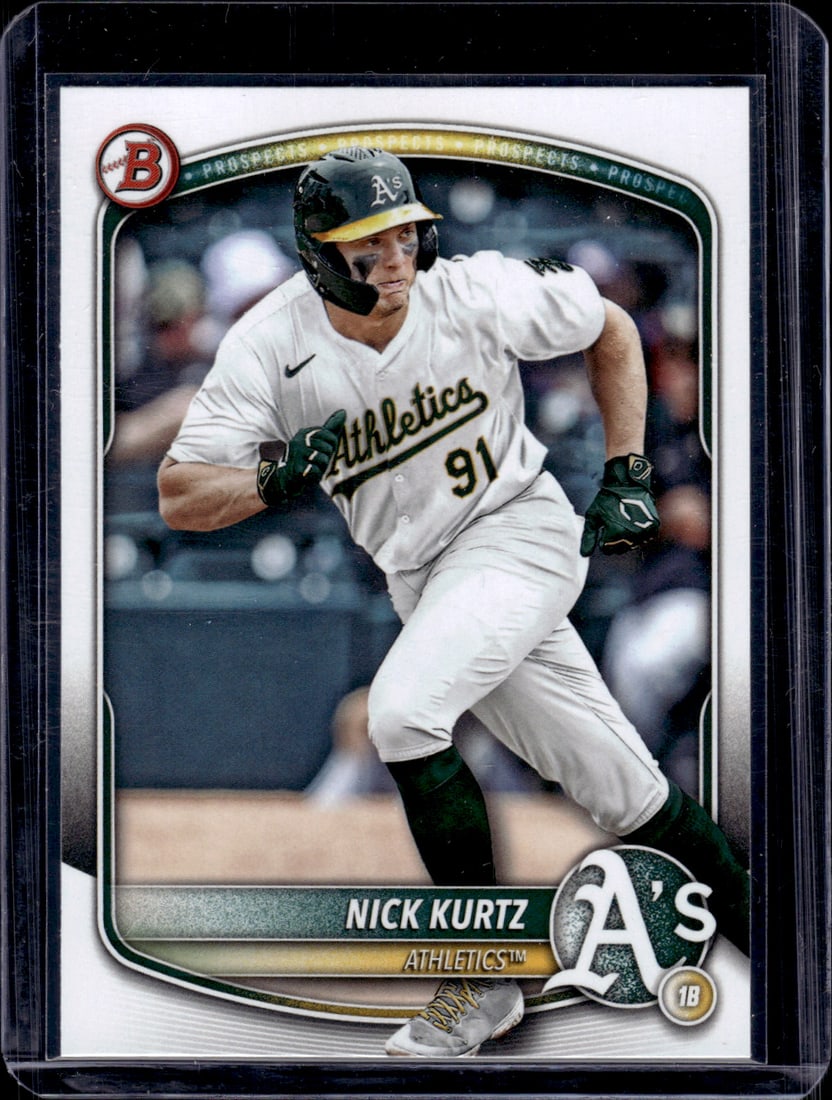Nick Kurtz Prospects 2025 Bowman #BP-114 Athletics Baseball Card (1 of 2)