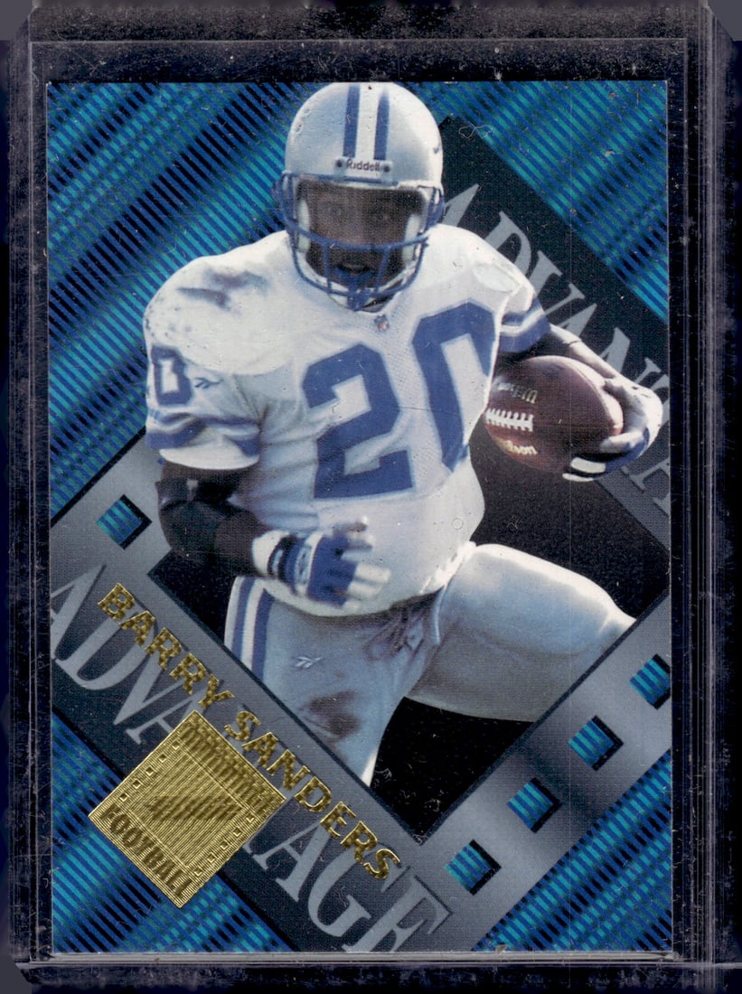Barry Sanders 1996 Collector's Edge Advantage #4 Detroit Lions Football Card (1 of 2)