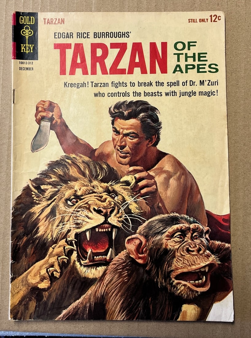 Tarzan Vintage Gold Key Comic Book, 1963 December #139, 1st Appearance of Korak Son of Tarzan (1 of 3)