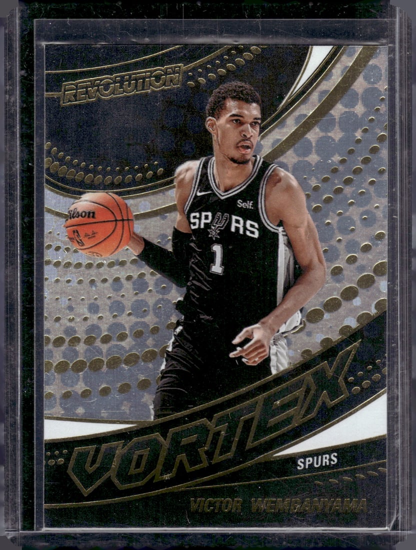 Victor Wembanyama Vortex 2024-25 Panini Revolution #17 Spurs Basketball Card (1 of 2)