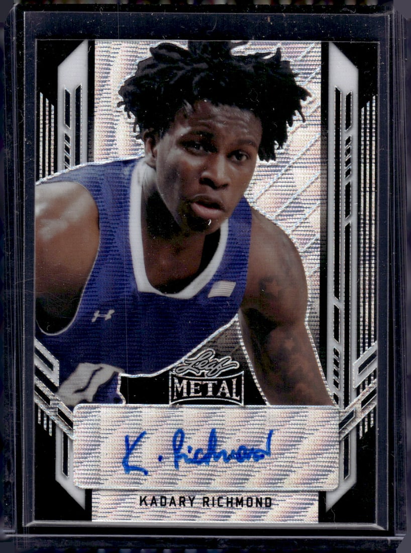 Kadary Richmond Wave Auto /10 2022 Leaf Metal #PA-KR1 St. Johns Red Storm (1 of 2)