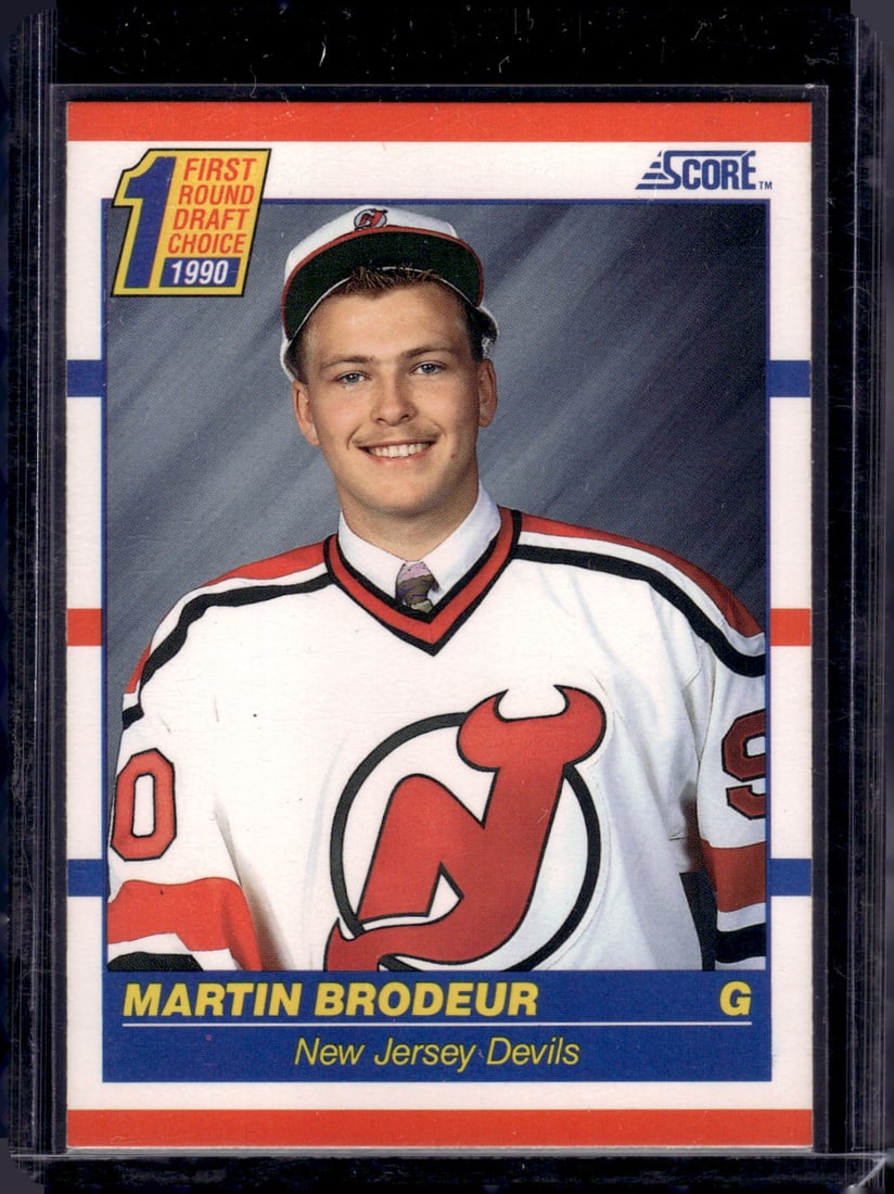 Martin Brodeur Rookie Card 1990 Score #439 New Jersey Devils NHL (1 of 2)