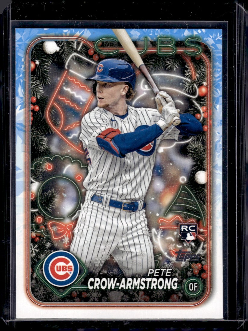 Pete Crow-Armstrong Rookie Card 2024 Topps Holiday #H136 Chicago Cubs MLB (1 of 2)