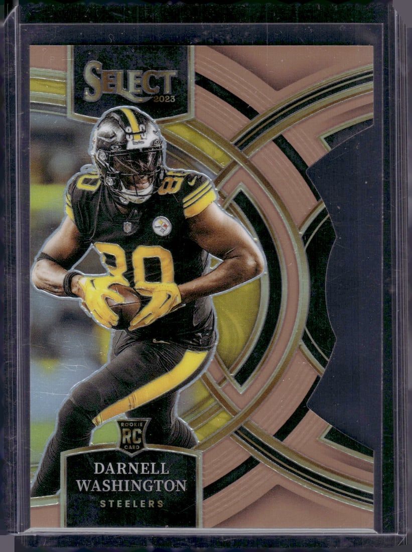 Darnell Washington Rookie Card Cooper Prizm Die Cut /299 2023 Panini Select #130 Steelers: Panini Select, Prizm, Mosaic, Contenders, Zenith, Phoenix, Illusions, Absolute, Rookie NFL Sports Trading Cards, SP, SSP, Cards, Football Cards for Sale Near Me, Superbowl & Hall of Fame Player Cards,