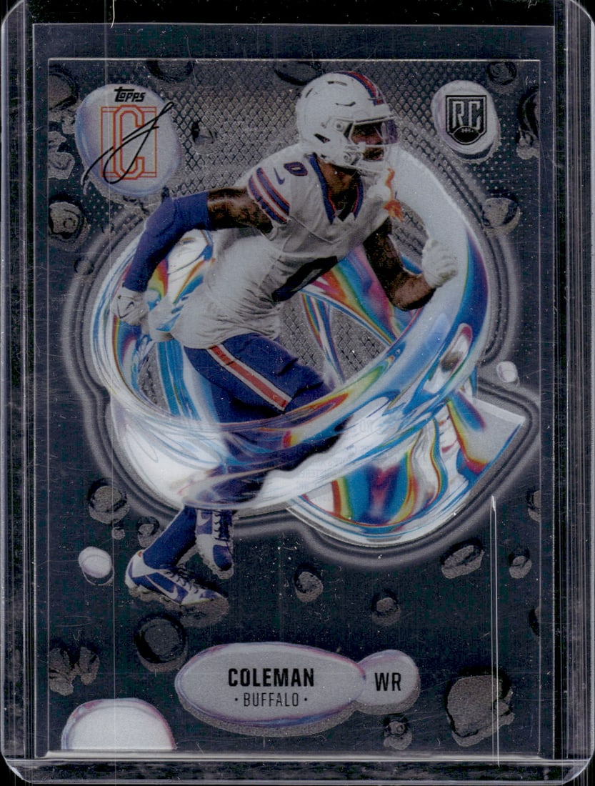 Keon Coleman Rookie Card Fluidity Acetate 2024 Topps Signature Class #F-12 Bills: Topps Football NFL Trading Sports Cards, Sports Cards for Sale Near Me, Super Bowl & Hall of Fame Player Cards, Resurgence, Composite, SP, SSP, Valuable Auction Memorabilia Lots For Sale On Line