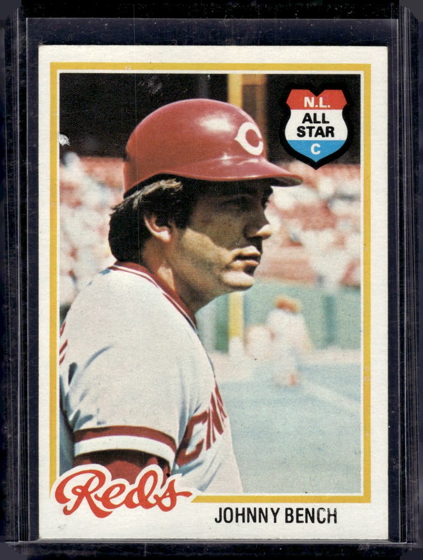 Johnny Bench 1978 Topps #700 Reds Baseball Card (1 of 2)