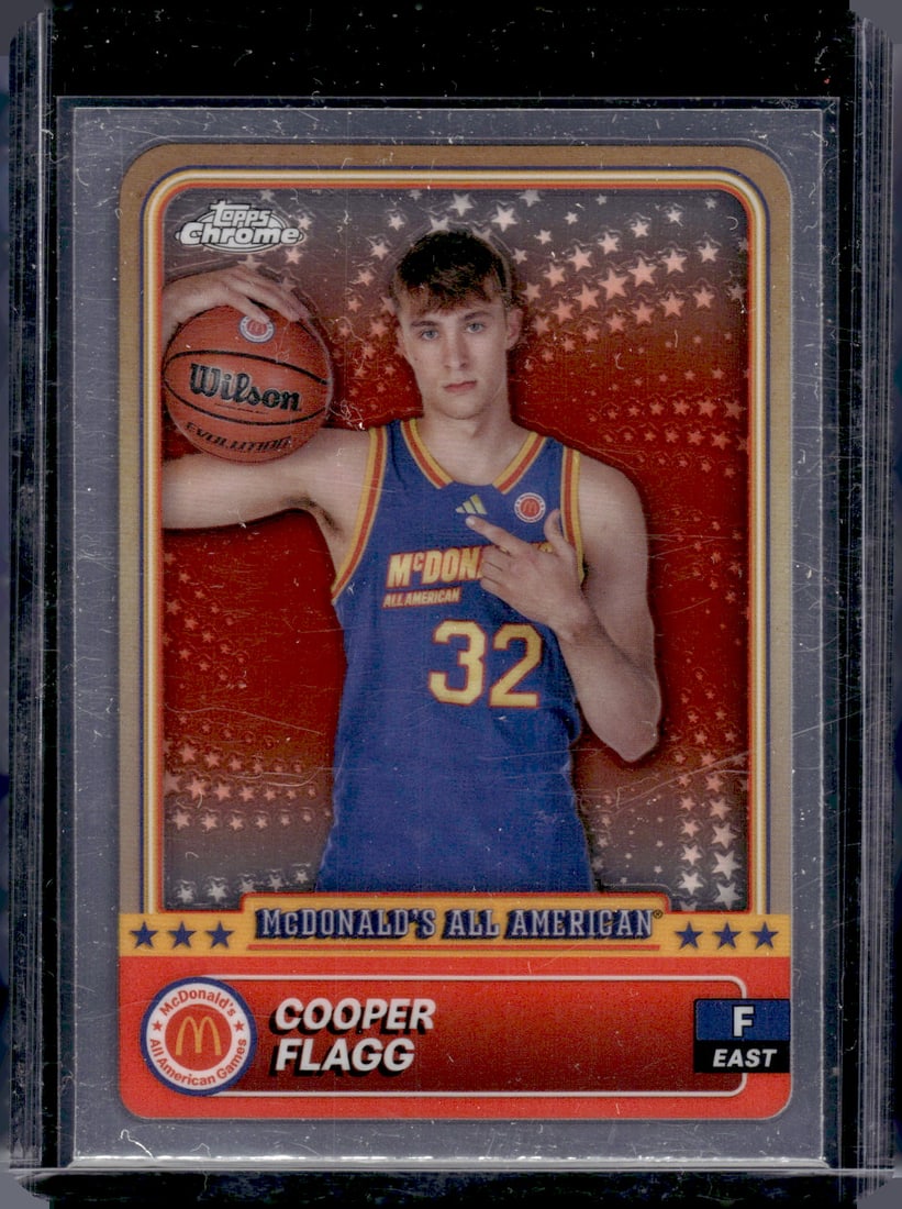 Cooper Flagg McDonald's All-American 2024 Topps Chrome #78 Duke Blue Devils, Mavericks (1 of 2)