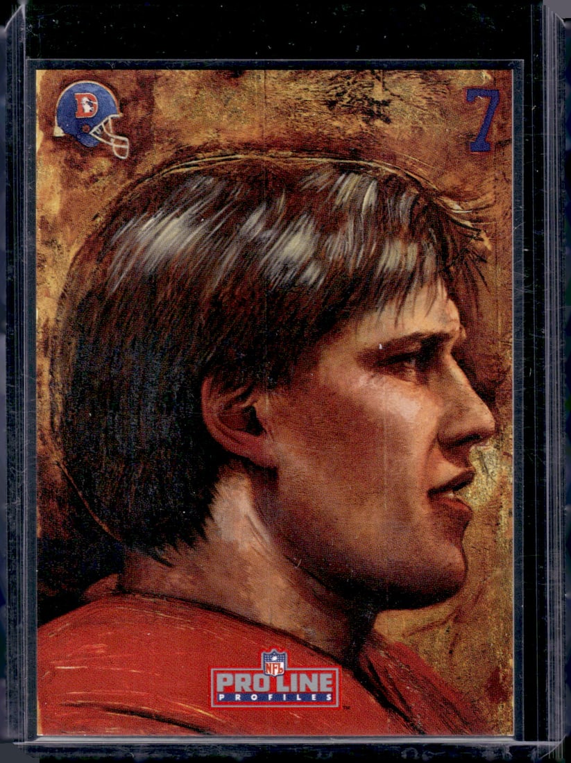 John Elway 1992 Pro Line Profiles #230 Denver Broncos Football Card (1 of 2)