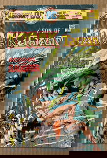 Korak, Son of Tarzan Vintage DC Comic Book 1975 #59, School For Slaughter: All Comic Books come Bagged, Boarded, and Sleeved in a Hard PVC Top Loader, Shipping is a little more than baseball cards due to the cost of supplies, Super Heroes Collectibles, Auction Magazine Lots
