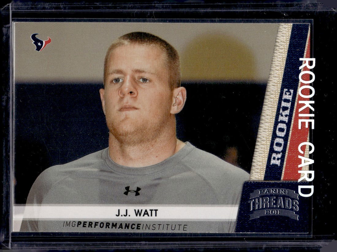 JJ Watt Rookie Card 2011 Panini Threads #190 Houston Texans Football Card (1 of 2)